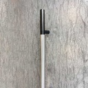 MANILLÓN TIPO H NEGRO/LATÓN SATINADO SET - MODULAR - ACERO INOXIDABLE 304 - MOD. L22