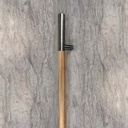MANILLÓN TIPO H MOLETEADO - NEGRO - 50&quot; - MODULAR - ACERO INOXIDABLE 304 - MOD. L22 (SET)
