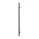 MANILLÓN TIPO H MOLETEADO - COBRE/GRIS PLOMO - 50&quot; - MODULAR - ACERO INOXIDABLE 304 - MOD. L22 (SET)
