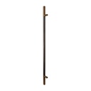 MANILLÓN TIPO H MOLETEADO - COBRE/GRIS PLOMO - 50&quot; - MODULAR - ACERO INOXIDABLE 304 - MOD. L22 (SET)