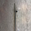 MANILLÓN TIPO H MOLETEADO - GRIS PLOMO - LONGITUD 50&quot; - MODULAR - ACERO INOXIDABLE 304 - MOD. L22 (SET)