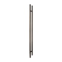 MANILLÓN TIPO H MOLETEADO - GRIS PLOMO - LONGITUD 50&quot; - MODULAR - ACERO INOXIDABLE 304 - MOD. L22 (SET)