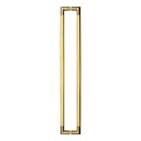 MANILLON L32 MOLETEADO (D32x1110mm) INOX LATON SATINADO SET