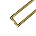 MANILLON L32 MOLETEADO (D32x1110mm) INOX LATON SATINADO SET