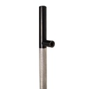 MANILLÓN TIPO H MOLETEADO - NEGRO/ACERO INOXIDABLE - LONGITUD 50&quot; - MODULAR - ACERO INOXIDABLE 304 - MOD. L22 (SET)