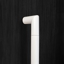 MANILLON L32 MOLETEADO (D32x1110mm INOX) BLANCO SET