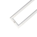 MANILLON L32 MOLETEADO (D32x1110mm INOX) BLANCO SET