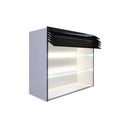 GABINETE PARA COCINA COLOR NEGRO CON SENSOR TACTIL