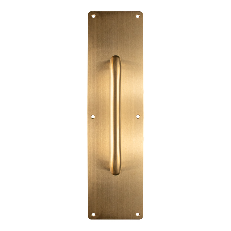 PLACA DE EMPUJE CON JALADERA (400×100mm) - ACERO INOXIDABLE 304 - MOD. PJ107400