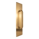 PLACA DE EMPUJE CON JALADERA (400×100mm) - ACERO INOXIDABLE 304 - MOD. PJ107400