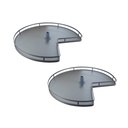 BANDEJA GIRATORIA GRIS PARA ESPACIO DE 710X520X600-750mm