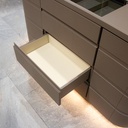 ARMARIO ISLA PARA VESTIDOR CON ALMACENAMIENTO ESQUINERO – MOD. JKA3271