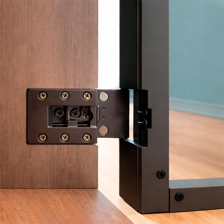 BISAGRA DE CIERRE SUAVE PARA ARMARIO ACABADO NEGRO –MOD. BIS9020N