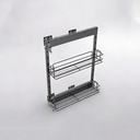 EXTRAIBLE DE COCINA ACERO GRIS OBSCURO (2 CANASTILLAS)