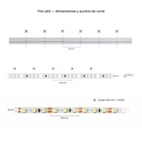 TIRA DE LUZ LED FLEXIBLE DE EMBUTIR 4x10mm (11W/M) (PRECIO POR METRO) MOD. LJ