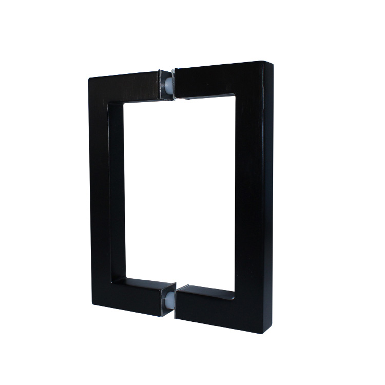 KIT PARA BAÑO PARA PUERTA DE CRISTAL FIJO (2 BISAGRAS VTR-101B , 1 MANILLON L176, 2 CONECTORES VTR-871B, 1 BARRA ESTABILIZADORA VTR-63218) - MOD. KIT3