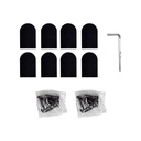 SET 2 BISAGRA OCULTA CON FUNCION HIDRAULICA + 1 NORMAL - MOD. WBC194H