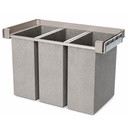 CESTO PARA LAVANDERIA TRIPLE 864 X 471 X 530MM