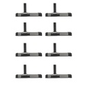 SISTEMA DESLIZABLE P/4 PUERTAS DE ALUMINIO CORREDIZAS (500MM) DOBLE CIERRE SUAVE - MOD. MOV-930C4