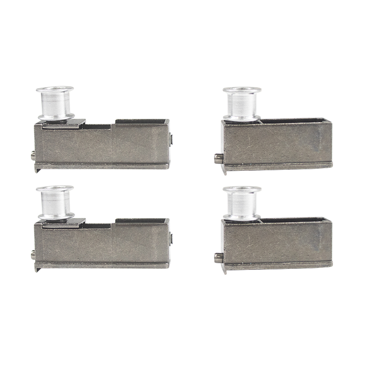 SISTEMA DESLIZABLE P/4 PUERTAS DE ALUMINIO CORREDIZAS (500MM) DOBLE CIERRE SUAVE - MOD. MOV-930C4