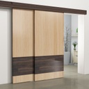 SISTEMA TWIN TELESCOPICO P/MADERA CON RIEL