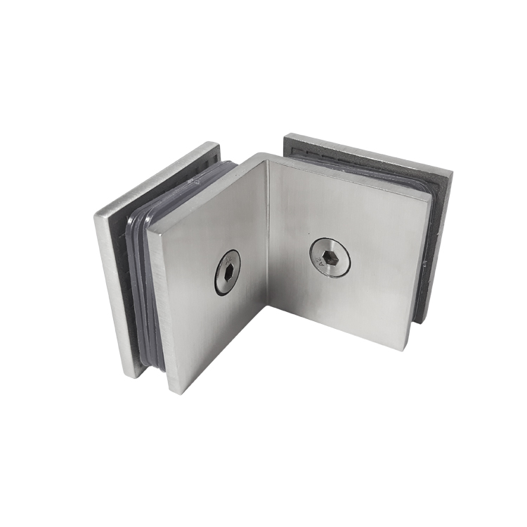 CONECTOR CUADRADO CRISTAL-CRISTAL A 90º
