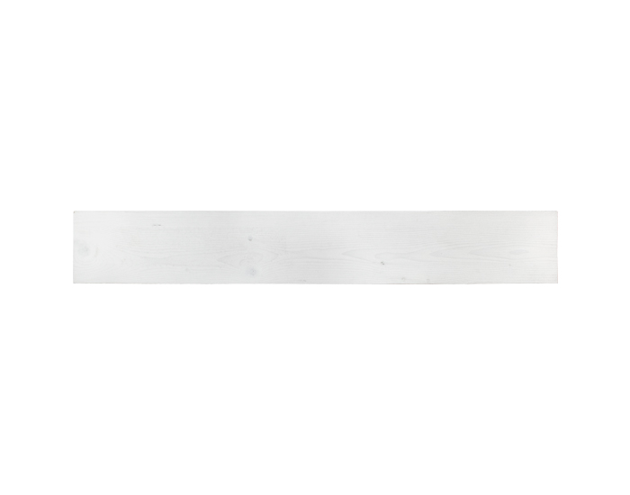 PANEL DECORATIVO MADERA DE PINO COLOR BLANCO (13×90cm)