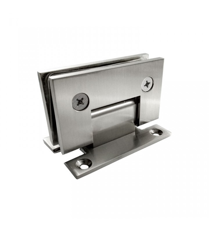 BISAGRA USO RUDO MURO-CRISTAL 90° CON BASE TIPO “H”