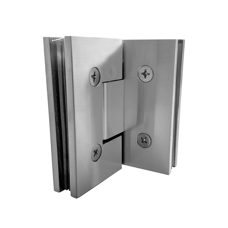 BISAGRA USO RUDO CRISTAL-CRISTAL A 90°