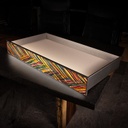 CAJÓN PARA CLOSET PUSH-OPEN "CHROMATIC LINES" FRENTE DE ACRÍLICO CON LUZ LED MOD. LJCAJONLED-3