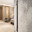 MANILLÓN TIPO H MOLETEADO - COBRE/GRIS PLOMO - 50&quot; - MODULAR - ACERO INOXIDABLE 304 - MOD. L22 (SET)