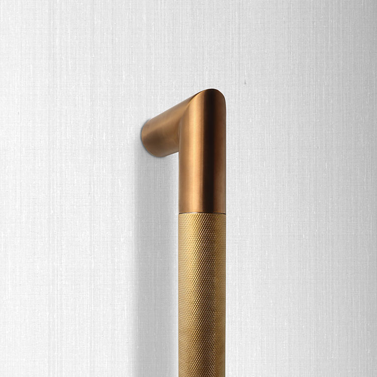 MANILLON L32 MOLETEADO (D32x1110mm) INOX COBRE SET