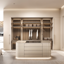 ISLA PARA CLOSET MDF/CUERO - JKA3270