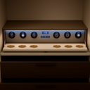 ORGANIZADOR ELÉCTRICO PARA RELOJES MOD.JKA3230 - MDF &amp; CUERO SINTÉTICO
