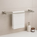 TOALLERO DOBLE DE ACERO INOXIDABLE - MOD. TOA196