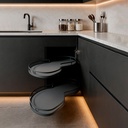 ORGANIZADOR ESQUINERO LEMANS – CIERRE SUAVE Y TAPETE ANTIDESLIZANTE(830 mm * 520 mm * 600-750 mm) - MOD.OCB4010