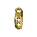 BRIDA PARA TUBO OVAL CON ACABADOS PVD - MOD. FT-6509