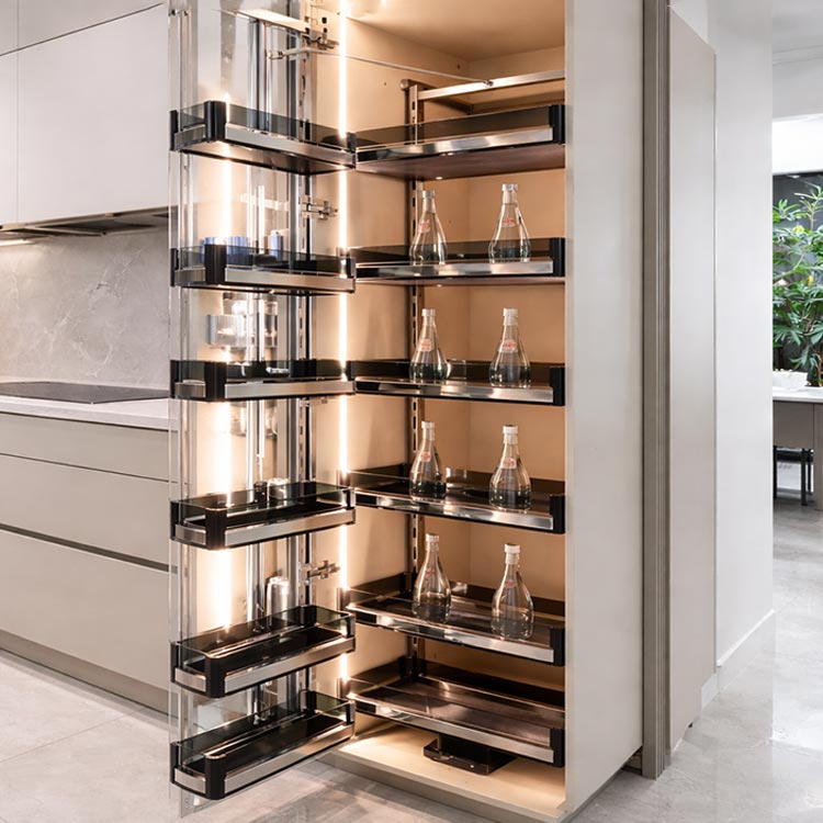 DESPENSA EXTRAÍBLE (500×564×1638 MM) PARA GABINETE DE 600 MM (6 NIVELES) – MOD. OCB7660