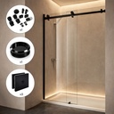 KIT PARA BAÑO CORREDIZO (1 SISTEMA DESLIZABLE CY-103, 1 JALADERA EMBUTIR HD-822, 3 CONECTORES VTR-871S) - MOD. KIT2