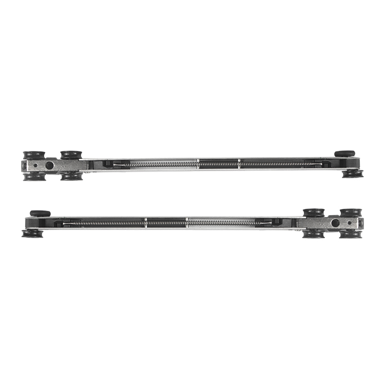 SISTEMA DESLIZABLE P/4 PUERTAS DE ALUMINIO CORREDIZAS (500MM) DOBLE CIERRE SUAVE - MOD. MOV-930C4