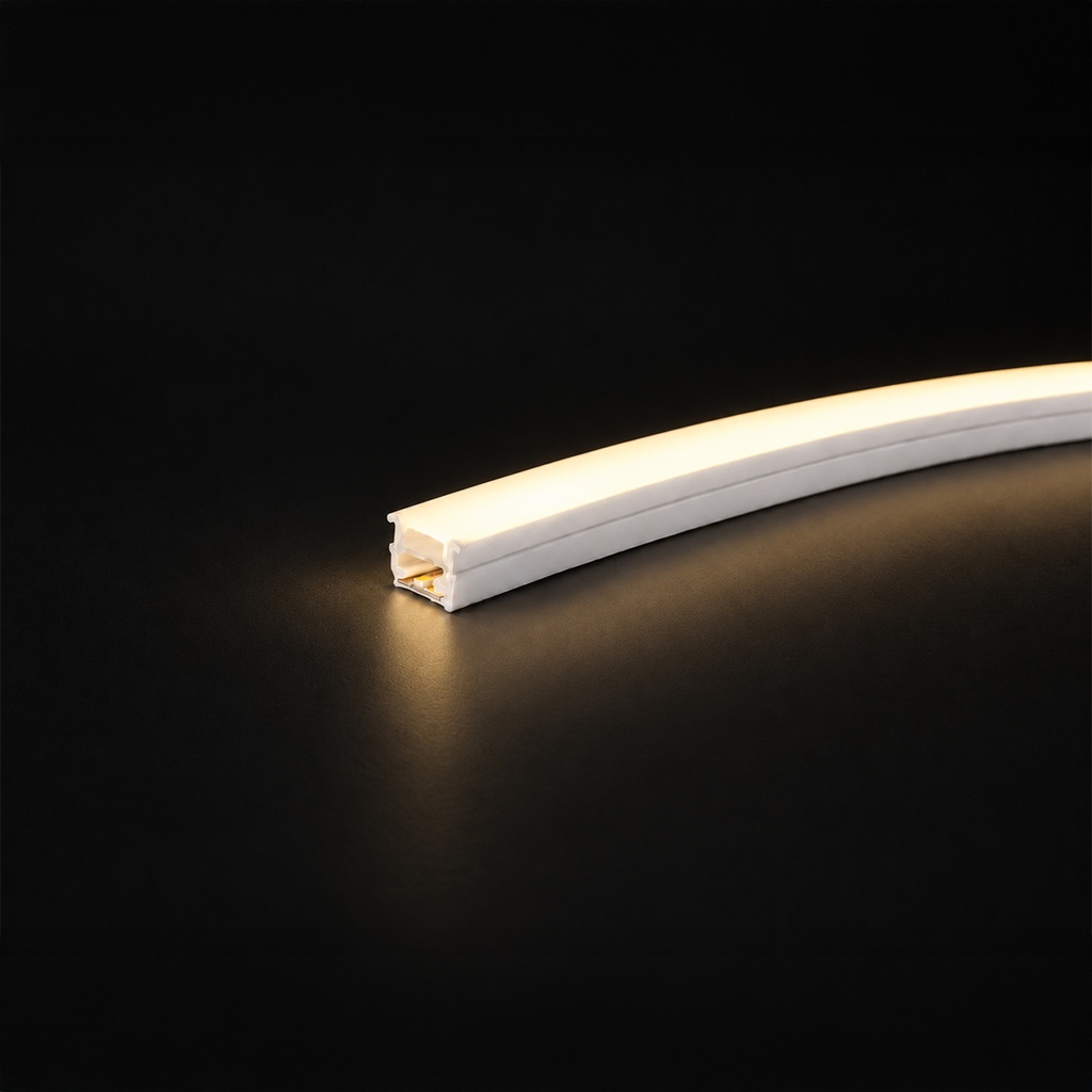 TIRA DE LUZ LED FLEXIBLE LINEAL NATURAL (8W/M) 10X10MM RECORTABLE) - MOD. LJ
