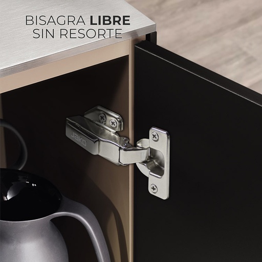 BISAGRA BIDIMENSIONAL 35mm CIERRE LIBRE NÍQUEL (PAR) MOD. 610-LB