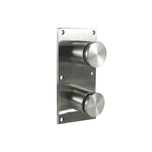 [PT-000668] SEPARADOR PARA CRISTAL CON PLACA DE MONTAJE - ACERO INOXIDABLE 316 - MOD. PT-000668