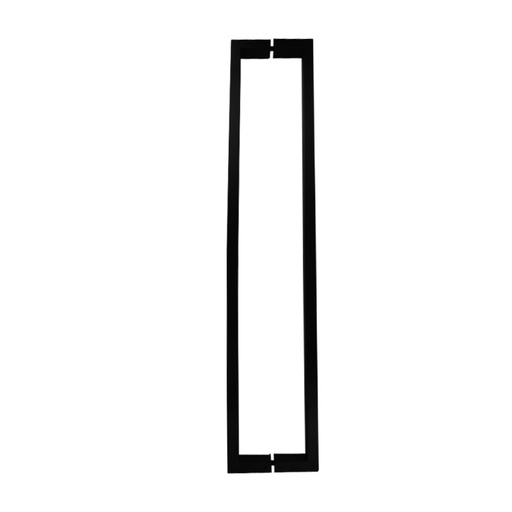 [CHCP011-800N] MANILLÓN RECTANGULAR NEGRO SET - ACERO INOXIDABLE 304 - 5-7/8&quot; (150mm) MOD. CHCP011